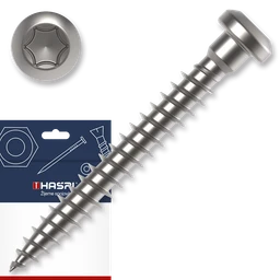 Vrut pro tesařské kování 4,8x45 PHH TX20 ZB závit celý, sáček - 30 ks