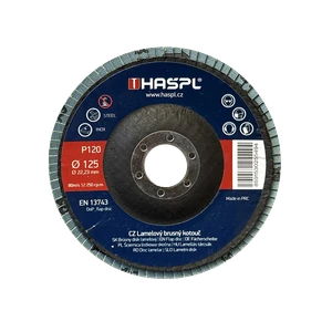 Lamelový brusný kotouč 125x22,23mm/P120 - slide 0