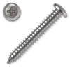 Šroub do plechu s půlkulatou hlavou 5,5x50 PH3 ZB DIN 7981C závit celý